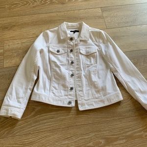Talbots White Denim Jacket Petite